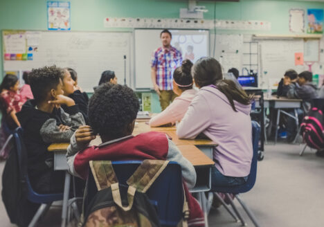 teacher in classroom