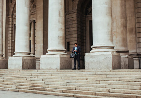 lawyer exciting court house