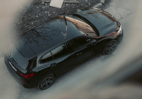 car with tinted windows