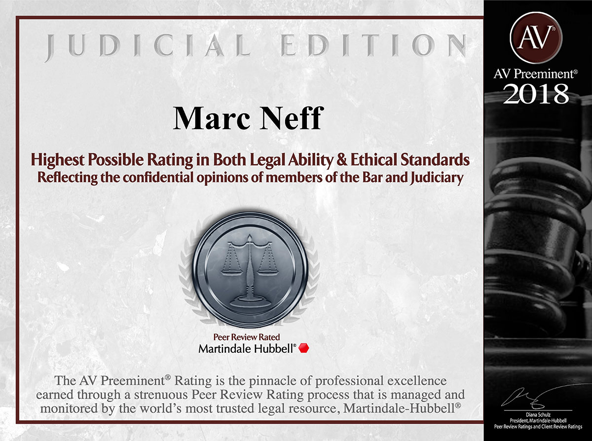 Judicial Edition Mark Neff